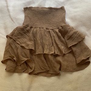 Adorable brown skirt from shein